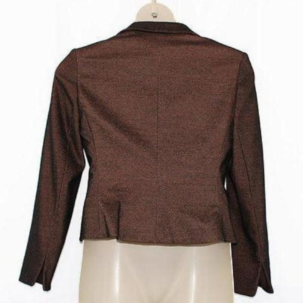 Albert Nipon Two Buttoned Metallic Dust Jacket - image 2